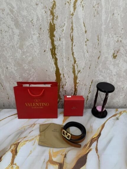 Valentino Garavani V-shaped Premium Ladies Belt With Box Dust Bag Includes Carrybag - Best Price Online - Style 4 - Bootery