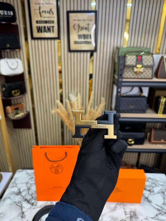 Hermes Belt Combo With Carry Bag And Dust Bag With Card And Bill With OG Box Hs-5 - Best Price Online - Style 1 - Bootery - Image 2