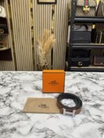 Buy Hermes Premium Belt With OG Box Dust Tan H50 Online in India - Bootery