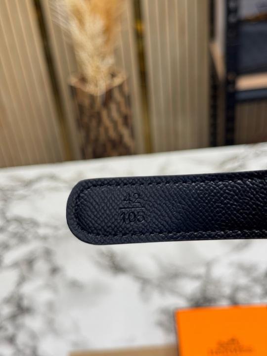 Hermes Premium Belt With OG Box Dust Bag H49-black Price in India - Buy at Bootery - Image 3