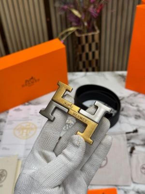 Buy Hermes Belt Combo With Carry Bag And Dust Bag With Card And Bill With OG Box Hs-4 Online in India - Bootery - Image 4
