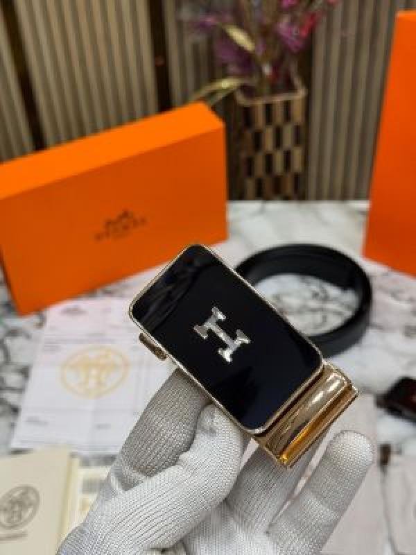 Hermes Belt Combo With Carry Bag And Dust Bag With Card And Bill With Og Box Hs-13 - Best Price Online - Style 1 - Bootery - Image 5