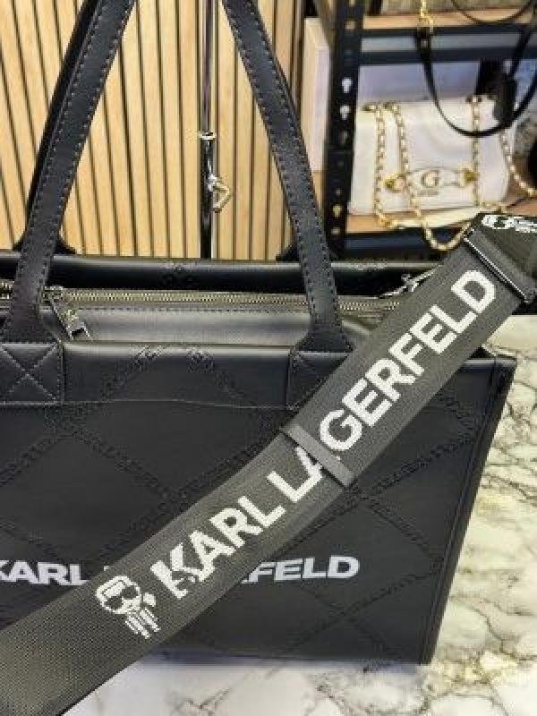 Karl Lagerfeld Premium Tote With Dust Bag Z7354 Price in India - Buy at Bootery - Image 3