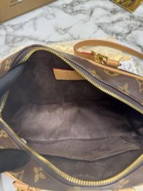 Buy Louis Vuitton Loui S Vuitto N Speedy Mono Handbag With Double Og Box And Dust Bag Online in India - Bootery - Image 3