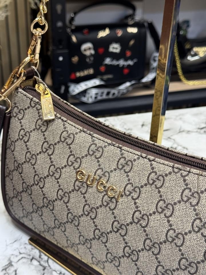 Buy Gucci GG Canvas Ophidia Style Shoulder Bag With Box And Dust Bag Online in India - Bootery - Image 7