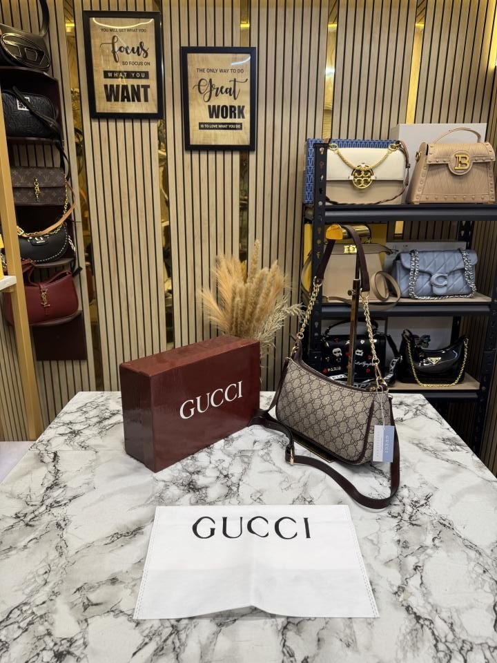 Buy Gucci GG Canvas Ophidia Style Shoulder Bag With Box And Dust Bag Online in India - Bootery - Image 3