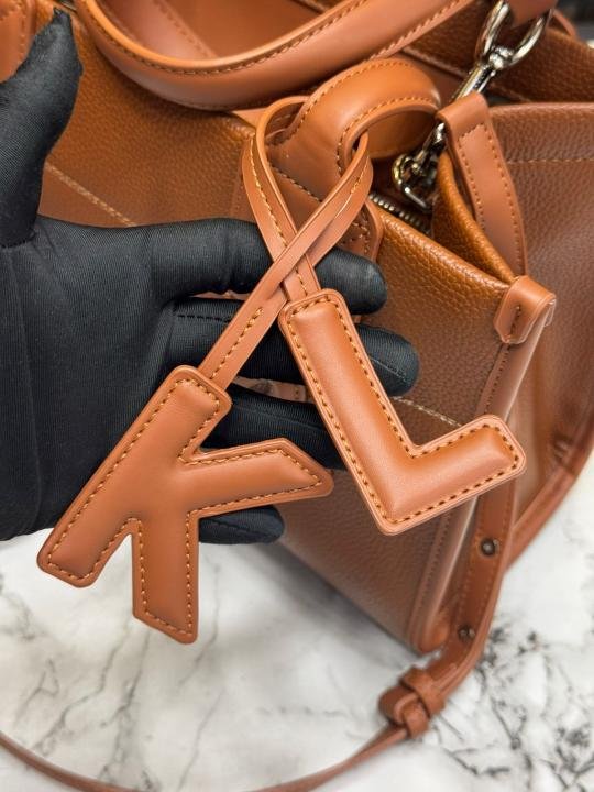 Buy Karl Lagerfeld Kskuare Embossed Hand Bag Brown Online in India - Bootery - Image 5