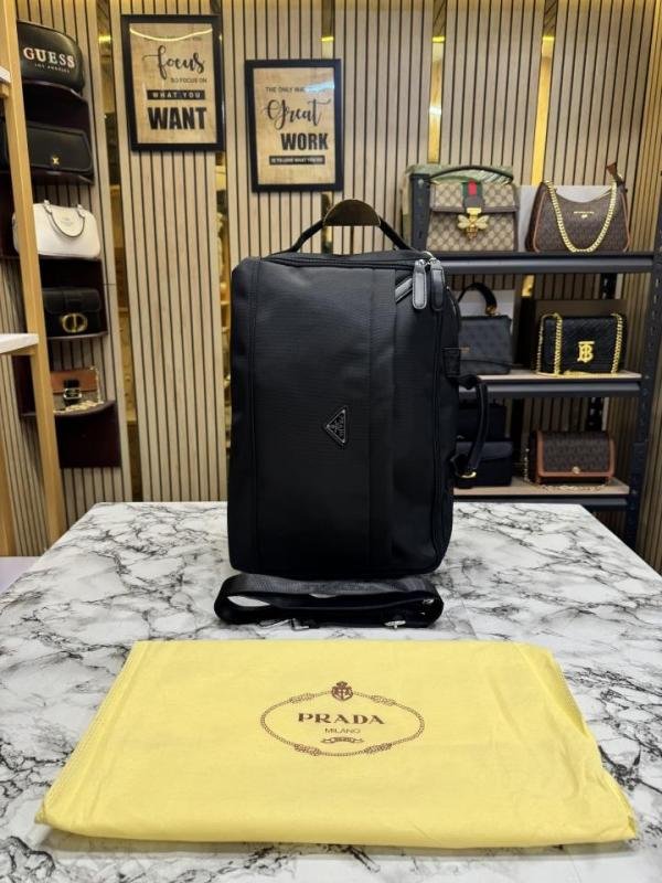 Prada Saffiano Convertible Premium Quality Multi Use Handbag With Dust Bag Price in India - Buy at Bootery - Image 10