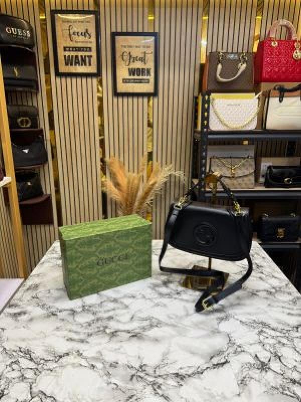 Gucci Blondie Top Handle Bag With Box