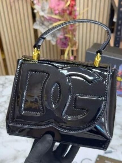Buy Dolce & Gabbana Dolce & Gabbana Lacquered Bag Mini Dg Logo Online in India - Style 1 - Bootery - Image 2