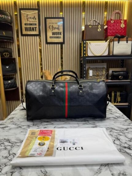 Buy Boss Gucci Gg Ophidia Embossed Supreme Large Dufflebag With Dustbag Online in India - Bootery - Image 2