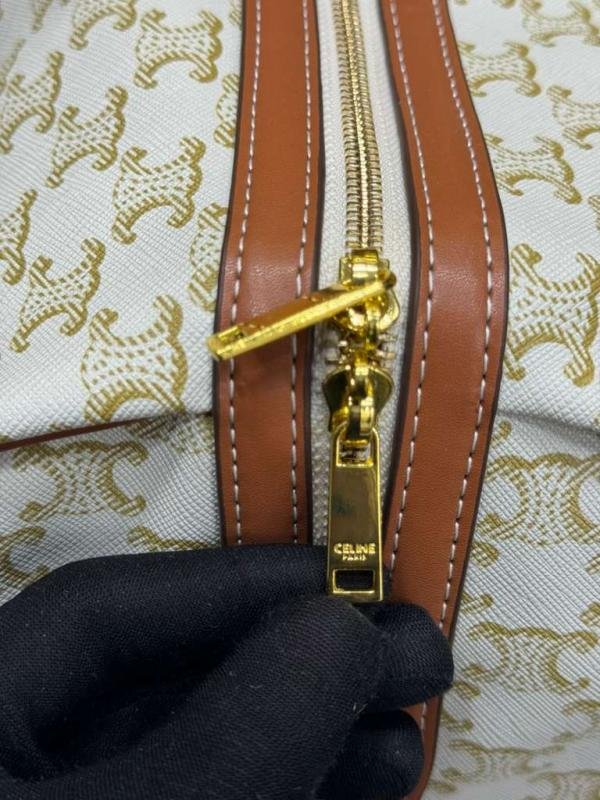 Celine Premium Quality Triomphe Canvas Duffle Travel Bag With Dust Bag Price in India - Style 2 - Buy at Bootery - Image 7