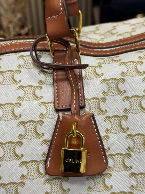 Celine Premium Quality Triomphe Canvas Duffle Travel Bag With Dust Bag Price in India - Style 2 - Buy at Bootery - Image 6