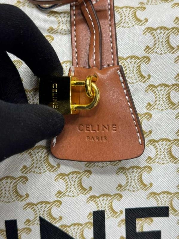 Celine Premium Quality Triomphe Canvas Duffle Travel Bag With Dust Bag Price in India - Style 2 - Buy at Bootery - Image 3