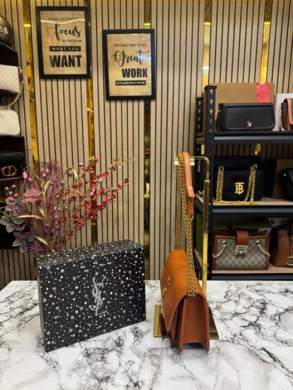 Saint Laurent Yves Saint Laurent Ysl Sunset Shoulder Bag With Box And Dust Bag Price in India - Buy at Bootery - Image 4