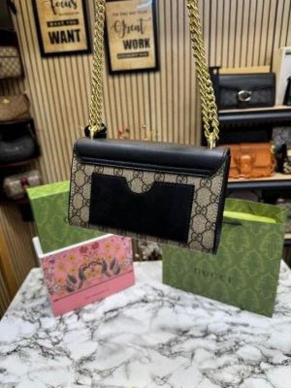 Buy Gucci Padlock Shoulder Bag With Double OG Box Dust Bag Online in India - Bootery - Image 6