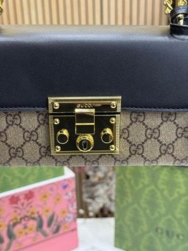 Buy Gucci Padlock Shoulder Bag With Double OG Box Dust Bag Online in India - Bootery - Image 3