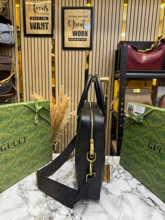 Gucci Ophidia GG Supreme Stripe Briefcase With Box And Dust Bag Price in India - Style 1 - Buy at Bootery - Image 3