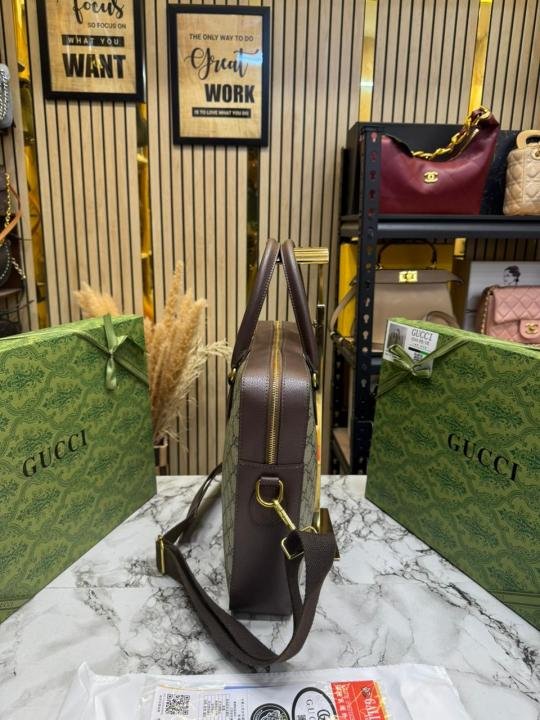 Gucci Ophidia GG Supreme Stripe Briefcase With Box And Dust Bag - Best Price Online - Style 2 - Bootery - Image 5