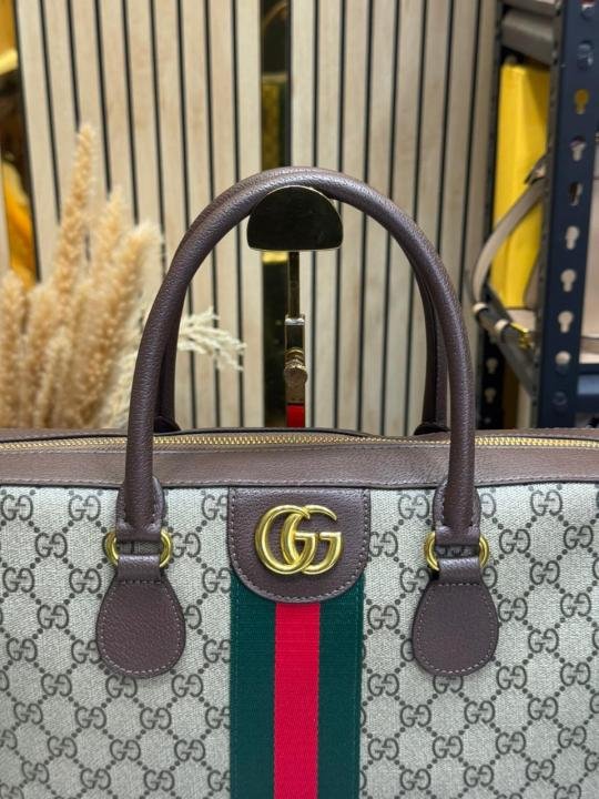 Gucci Ophidia GG Supreme Stripe Briefcase With Box And Dust Bag - Best Price Online - Style 2 - Bootery - Image 3