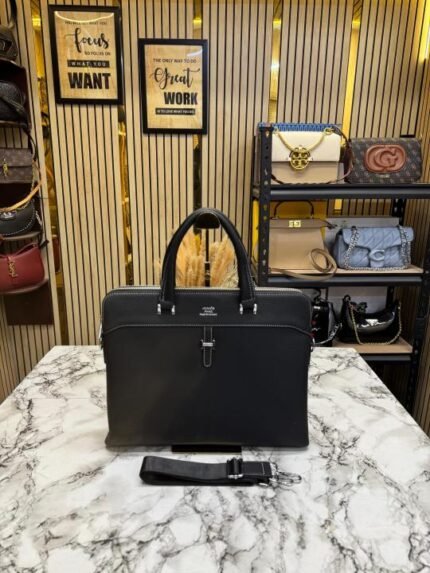 Hermes Smooth Minimalist Premium Quality Laptop Bag With Strap - Best Price Online - Bootery