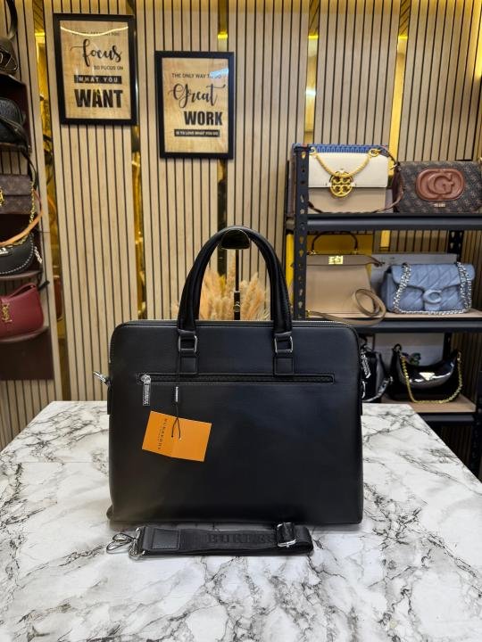Burberry Burberr Y Signature Checks Leather Laptop Bag With Strap Price in India - Style 2 - Buy at Bootery - Image 3