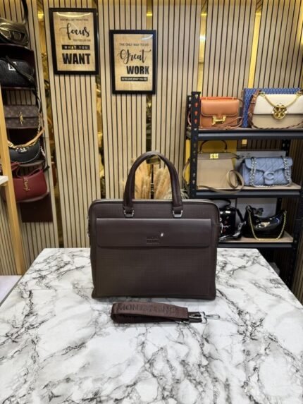 Montblanc Premium Quality Laptop Bag Price in India - Buy at Bootery