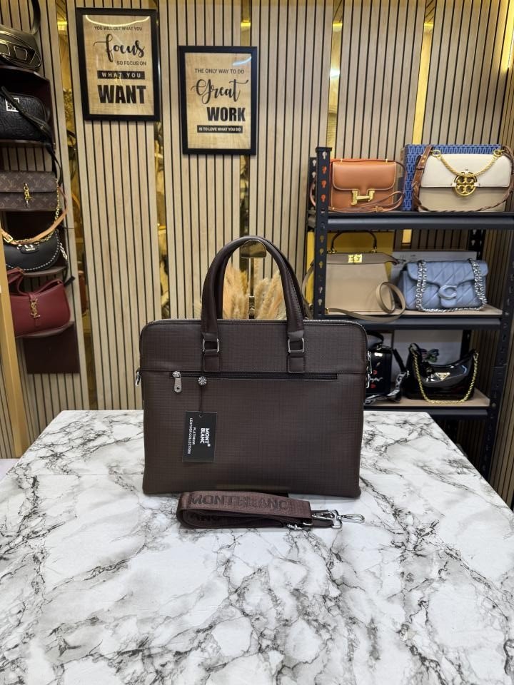 Montblanc Premium Quality Laptop Bag Price in India - Buy at Bootery - Image 4