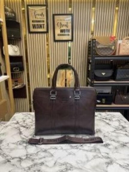 Buy Montblanc Polished Premium Quality Laptop Bag Online in India - Style 1 - Bootery