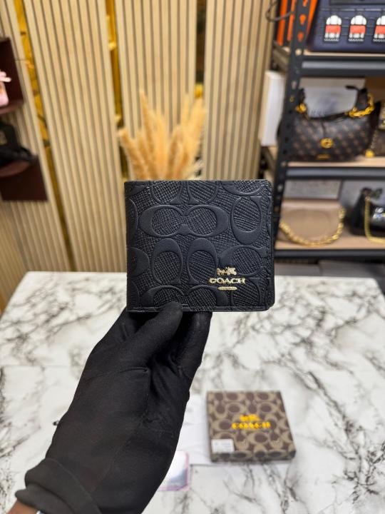 Coach Embossed Signature Wallet With Box And Dust Bag Price in India - Buy at Bootery - Image 4