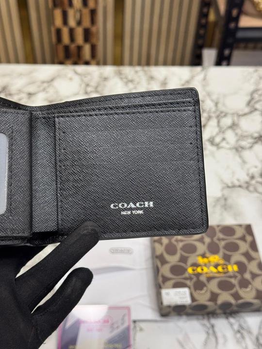 Coach Embossed Signature Wallet With Box And Dust Bag Price in India - Buy at Bootery - Image 3