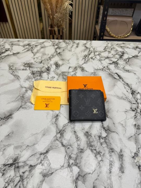 Louis Vuitton Lv Logo Black Monogram Wallet With Box - Best Price Online - Bootery - Image 5