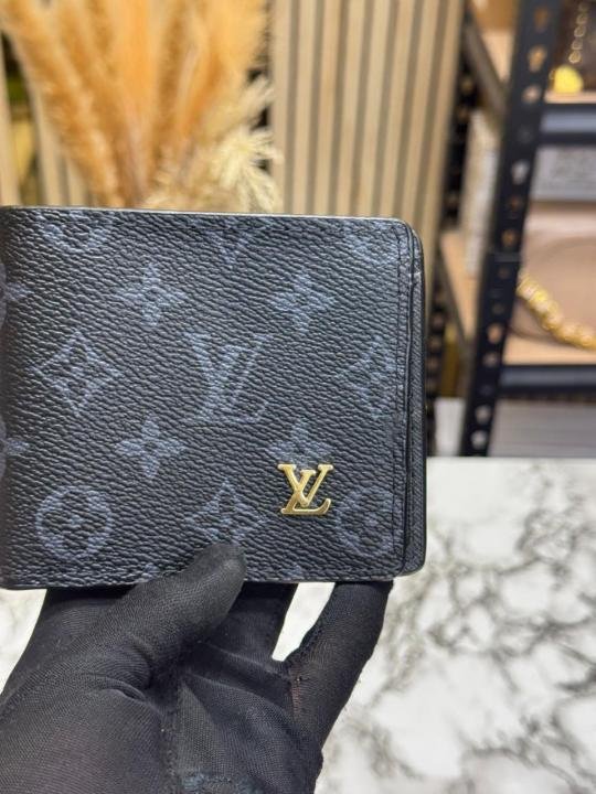 Louis Vuitton Lv Logo Black Monogram Wallet With Box - Best Price Online - Bootery - Image 4