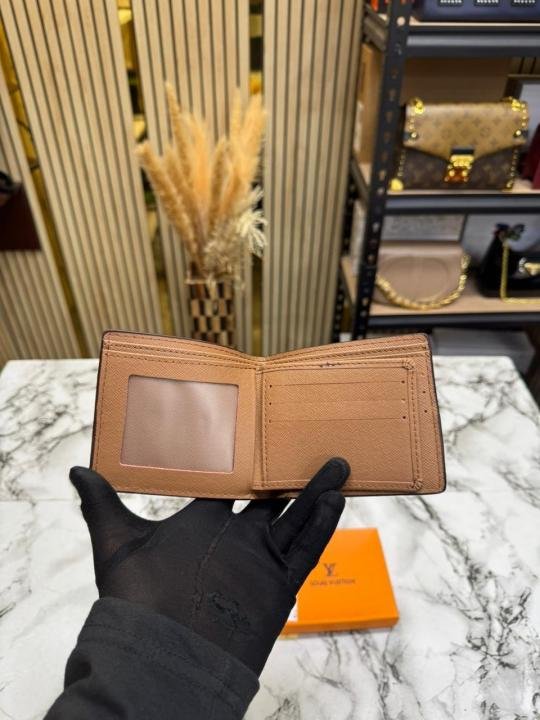Buy Louis Vuitton Lv Logo Brown Monogram Wallet With Box Online in India - Bootery - Image 4