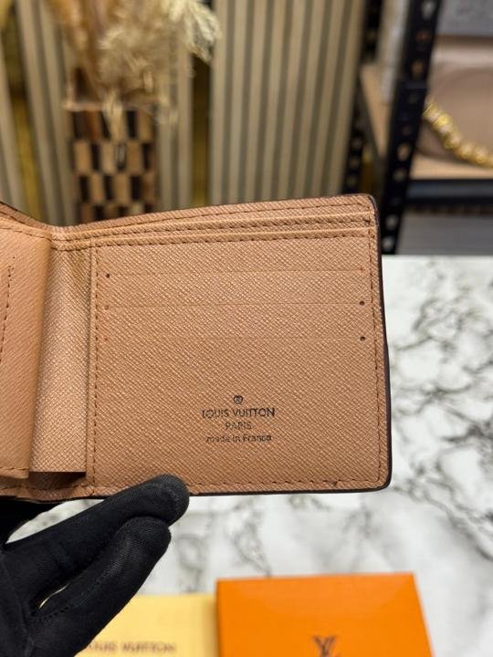 Buy Louis Vuitton Lv Logo Brown Monogram Wallet With Box Online in India - Bootery - Image 3