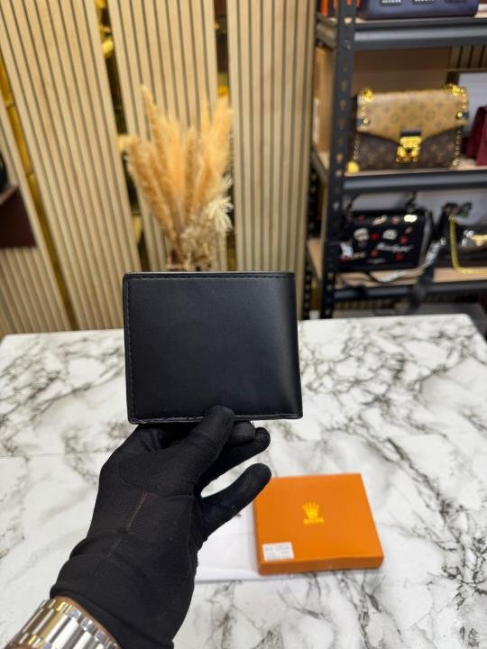 Rolex Role X Bi-fold Leather Wallet With Box - Best Price Online - Bootery - Image 3