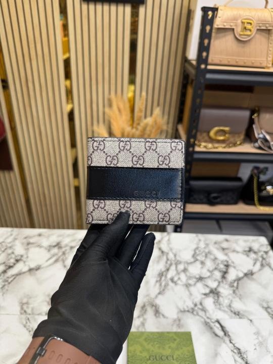 Buy Gucci GG Supreme Bi-fold Leather Wallet With Box Including Card Online in India - Bootery - Image 8