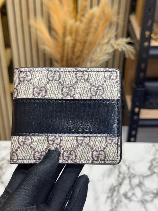 Buy Gucci GG Supreme Bi-fold Leather Wallet With Box Including Card Online in India - Bootery - Image 4