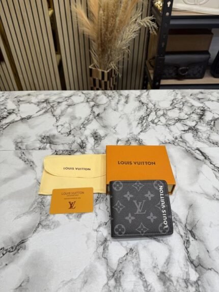 Louis Vuitton Monogram Stripe Bi-fold Wallet With Box And Dust Bag - Best Price Online - Bootery