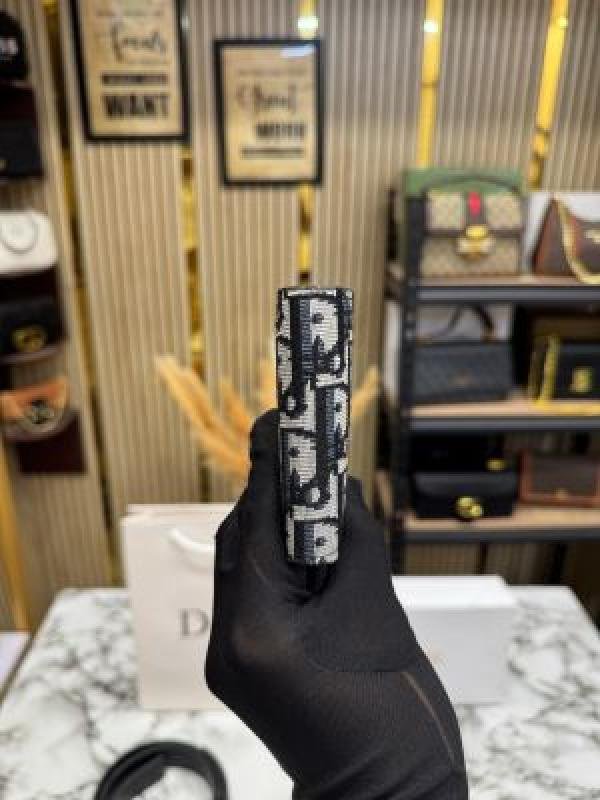 Christian Dior Premium CD Belt & Wallet Combo With Box Dust Bag Carry Bag D65-1 Black - Best Price Online - Bootery - Image 10