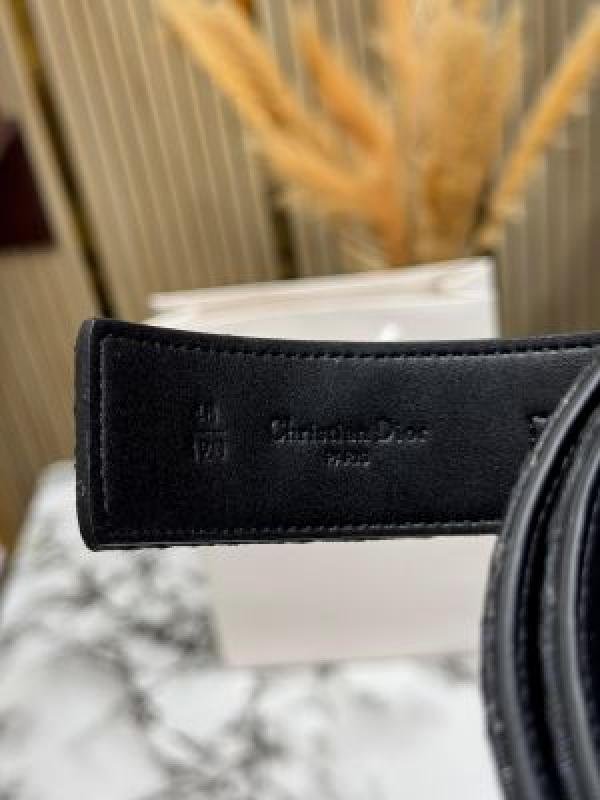 Christian Dior Premium CD Belt & Wallet Combo With Box Dust Bag Carry Bag D65-1 Black - Best Price Online - Bootery - Image 4