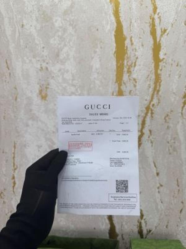 Buy Gucci Premium Quality Belt & Wallet Combo With OG Box Dust Bag Carry Bag G64-2 Black Online in India - Bootery - Image 3