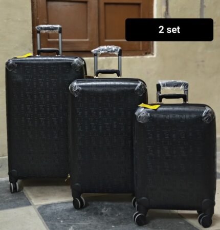 Buy Fendi Trolley Bag Premium Quality Product Embossed Black Online in India - Bootery