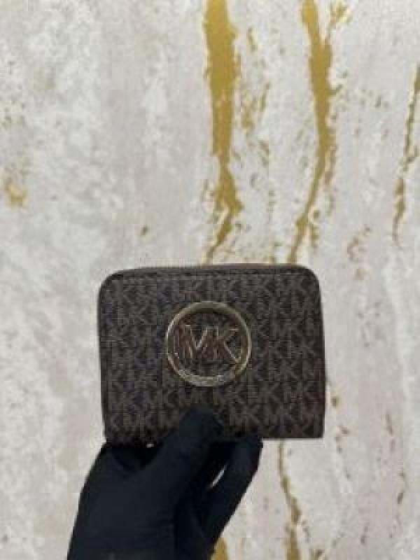 Michael Kors MK Printed Logo Zipper Wallet With Box - Best Price Online - Bootery - Image 6