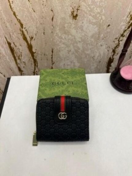 Gucci Premium Wallet With OG Box Aaa 9111 Embossed Black - Best Price Online - Bootery