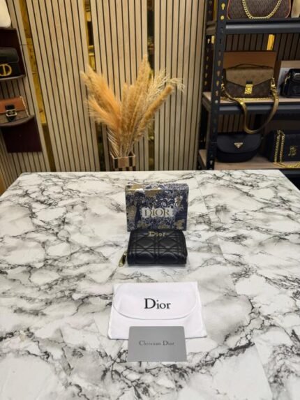 Dior Cannage Quilted Zipper Wallet Includes Box And Dust Bag Price in India - Style 2 - Buy at Bootery