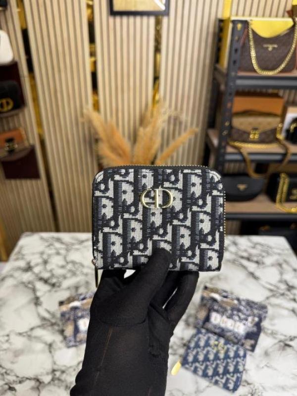 Dior Oblique Zip Wallet With Gold CD Hardware Includes Box And Dust Bag - Best Price Online - Bootery - Image 7