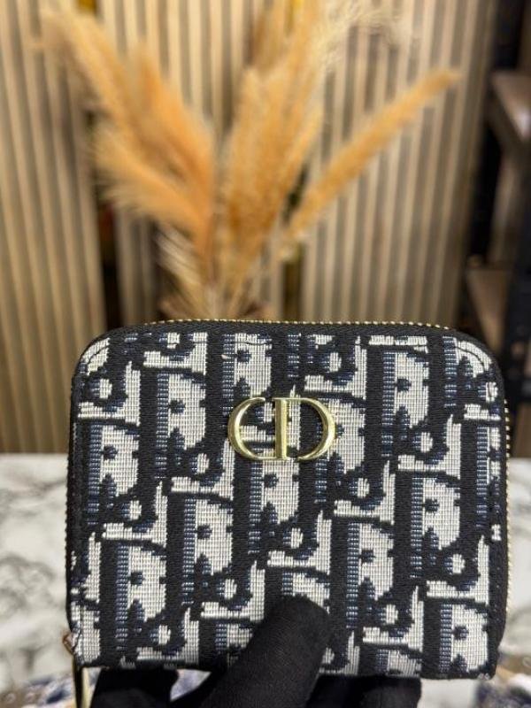 Dior Oblique Zip Wallet With Gold CD Hardware Includes Box And Dust Bag - Best Price Online - Bootery - Image 3