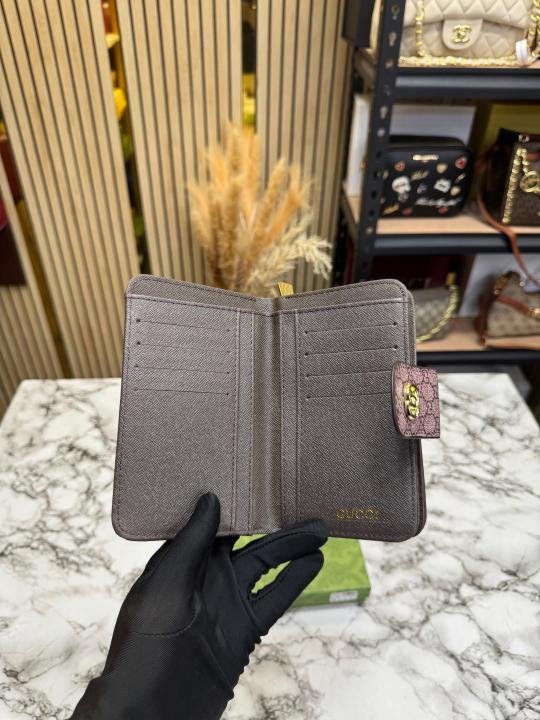 Gucci GG Logo Compact Snap Closer Long Wallet With Box - Best Price Online - Bootery - Image 4