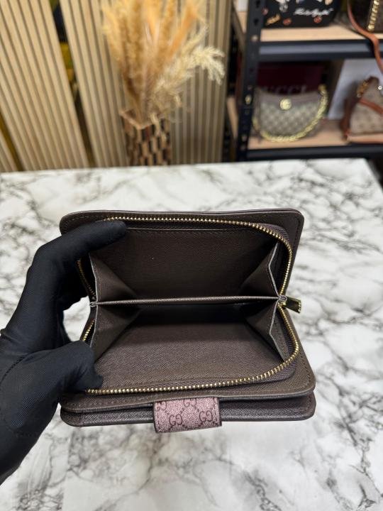 Gucci GG Logo Compact Snap Closer Long Wallet With Box - Best Price Online - Bootery - Image 3